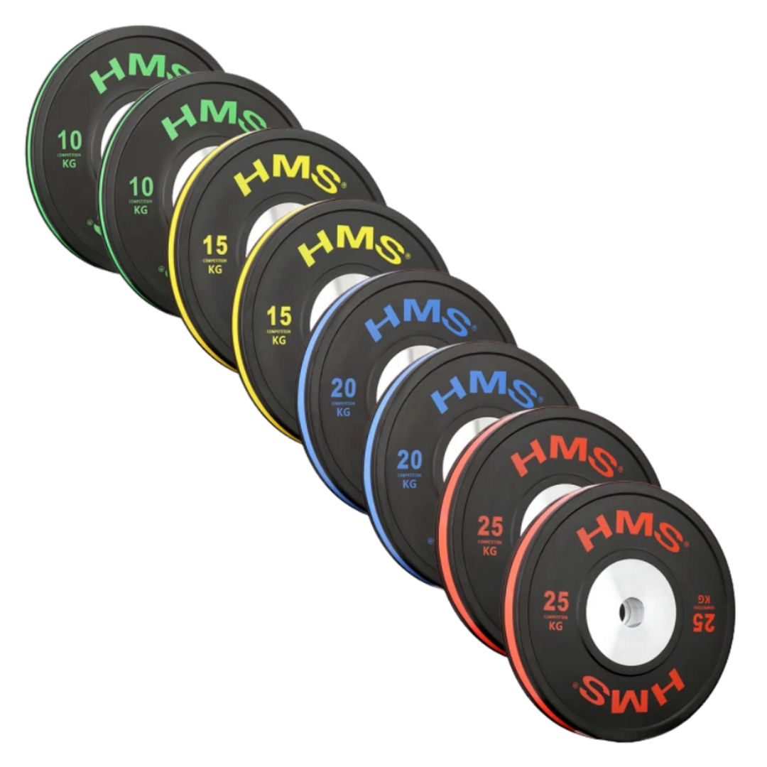 HMS Sada olympijských bumper kotoučů BTBR SET