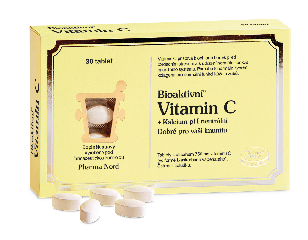 Bioaktivní Vitamin C+Kalcium pH neutrální 30 tablet
