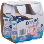 Ensure Plus jahodová příchuť pos.sol.4x220ml