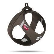 Curli Postroj pro psy se sponou Air-Mesh Brown, L, 8-13 kg