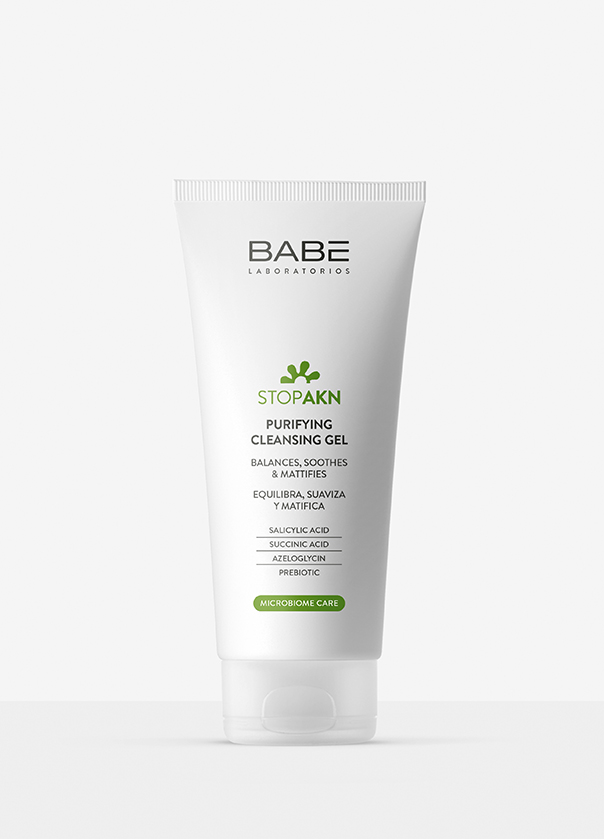 Babé Akné Hloubkově čistící gel 200 ml (Stop AKN Purifying Cleansing Gel)