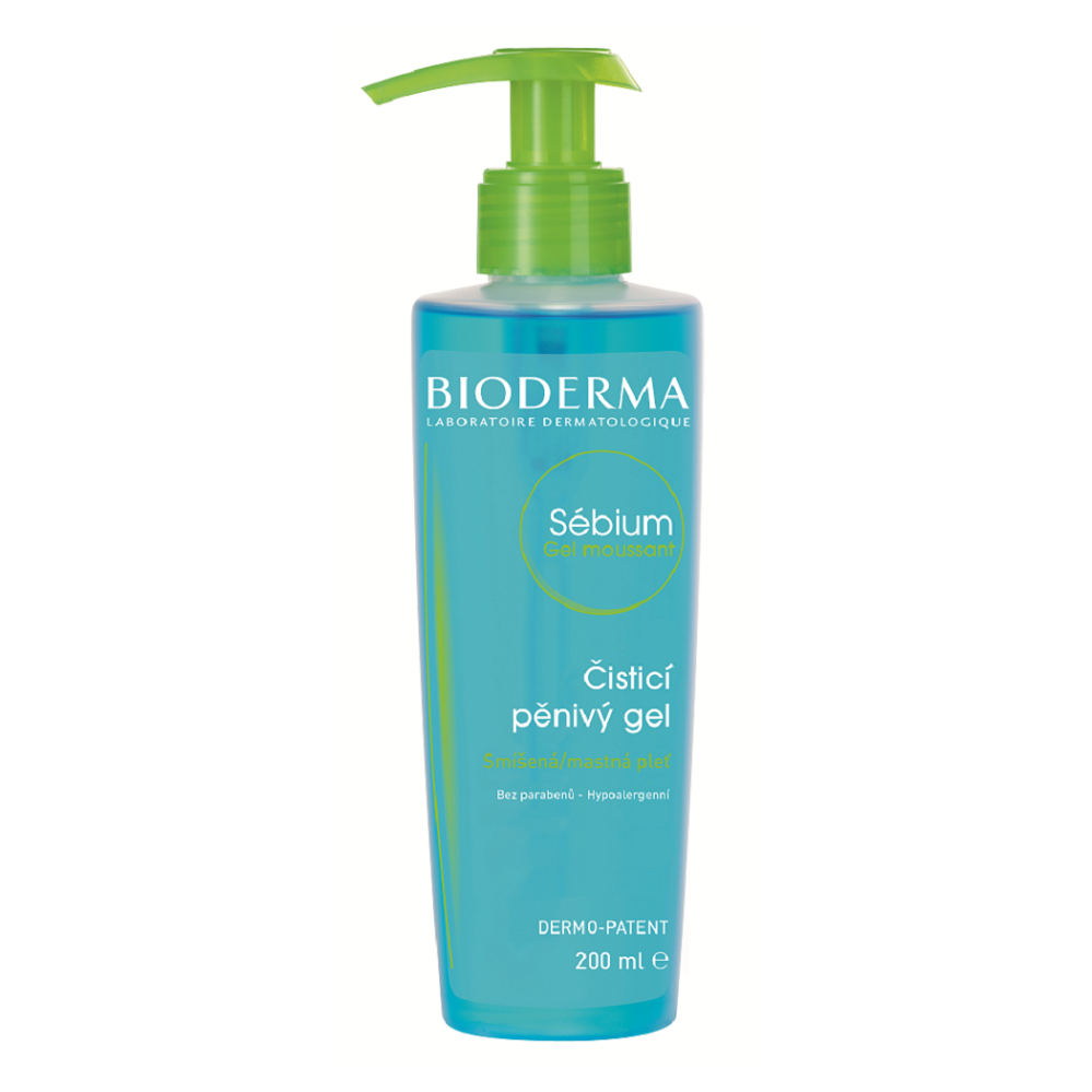 Bioderma Sébium Gel Moussant S Pumpou 200ml
