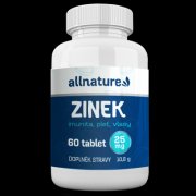 Allnature Zinek 25mg tbl.60