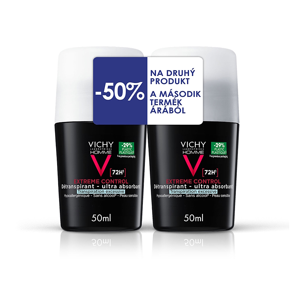 VICHY HOMME Extreme Control detranspirant 2x50ml