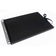 Baloušek Scrapbook A4, 30 × 21 cm, černý