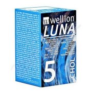 WELLION Luna testovací proužky cholesterol 5 kusů