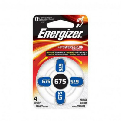 Baterie do naslouchadel ENERGIZER 675 DP 4ks