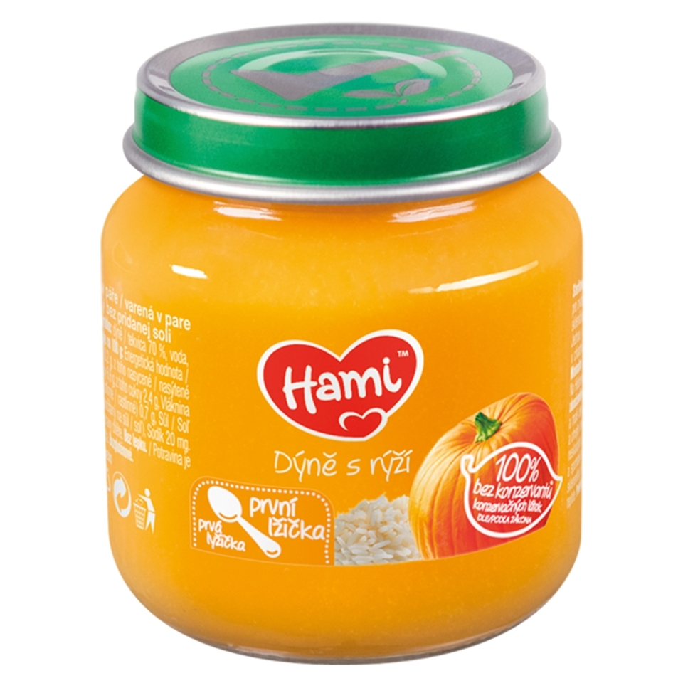 Hami příkrm Dýně s rýží 125g