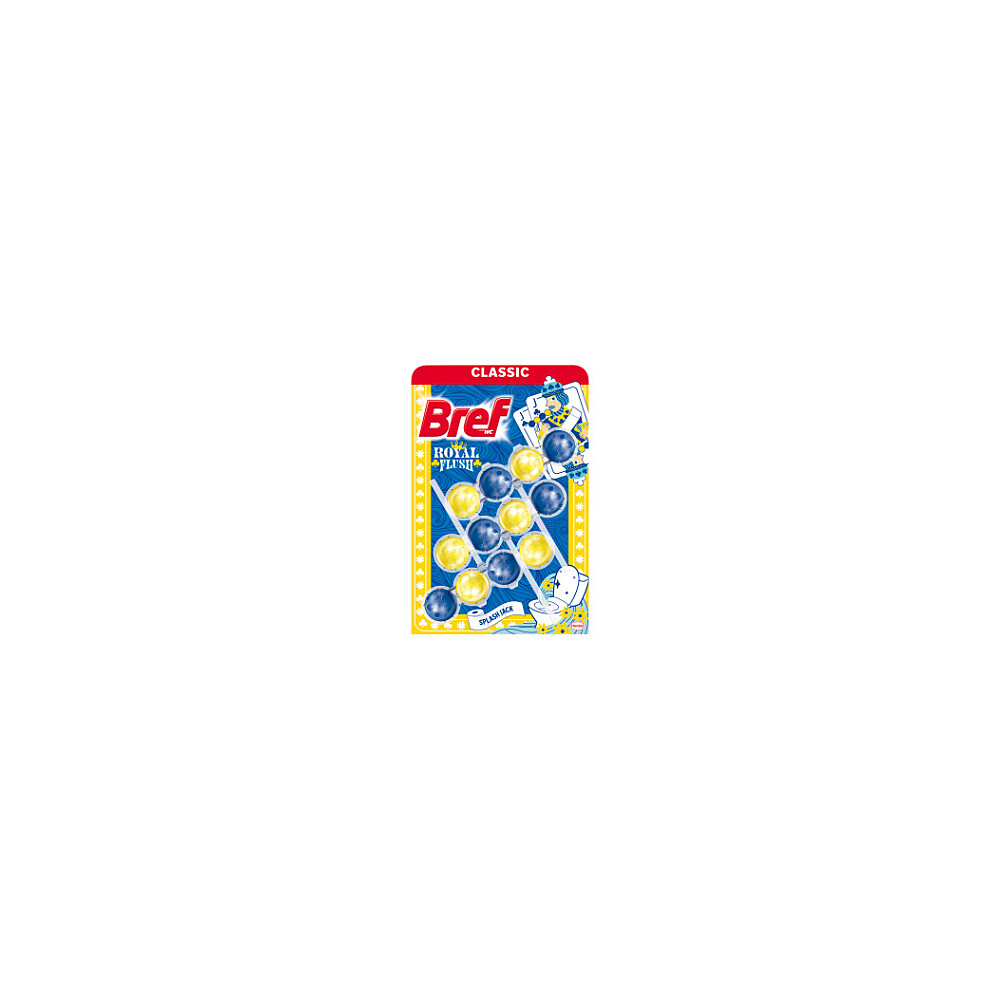 BREF Royal Flush Tuhý WC blok Splash Jack 3 x 50 g