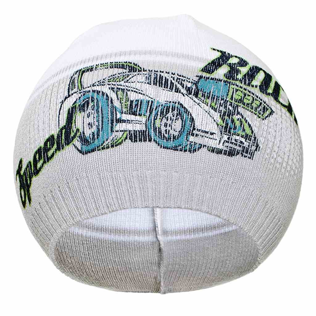 New Baby Podzimní dětská čepička  Racing světle modrá, vel. 110 (4-5r)
