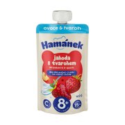 HAMÁNEK Jahoda s tvarohem 8m+ 100 g