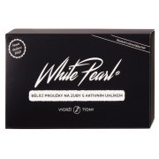 WHITE PEARL Bělící proužky na zuby s aktivním uhlíkem Charcoal 28 kusů