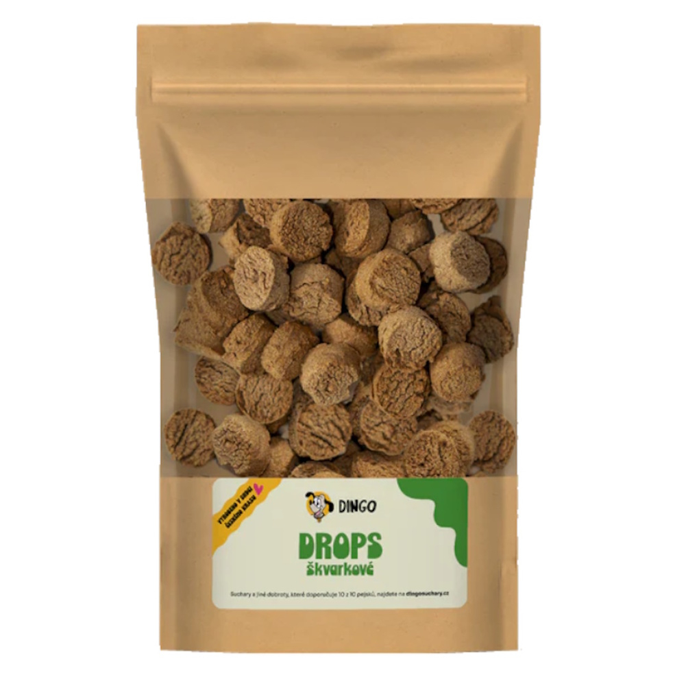 DINGO Drops škvarkové 250 g