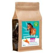 ZELENÁ ZEMĚ Konopné pamlsky pro koně příchuť mrkev 500 g