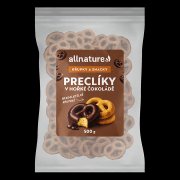 ALLNATURE Preclíky v hořké čokoládě 500 g