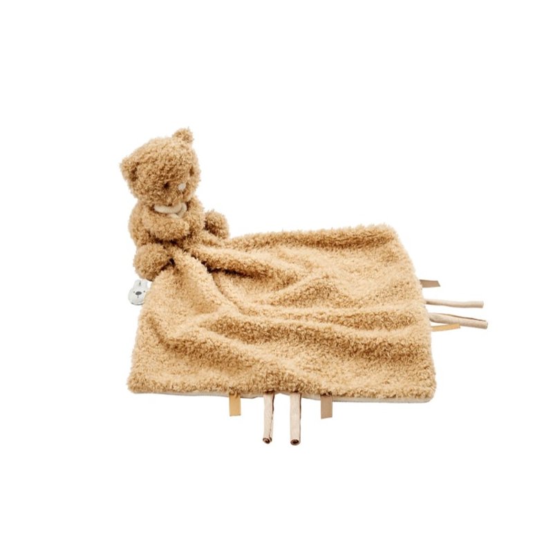 Nattou Mazlíček plyšový Teddy medvídek 27 x 27 cm, 0m+