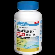 NatureVia Magnesium BCM Organic 800mg + B6, 90 kapslí