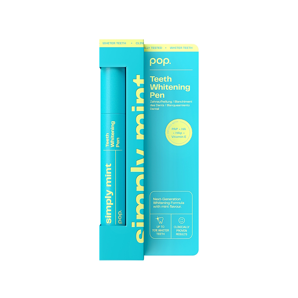 POP Teeth Whitening Pen Simply Mint bělicí pero mátové 4 ml