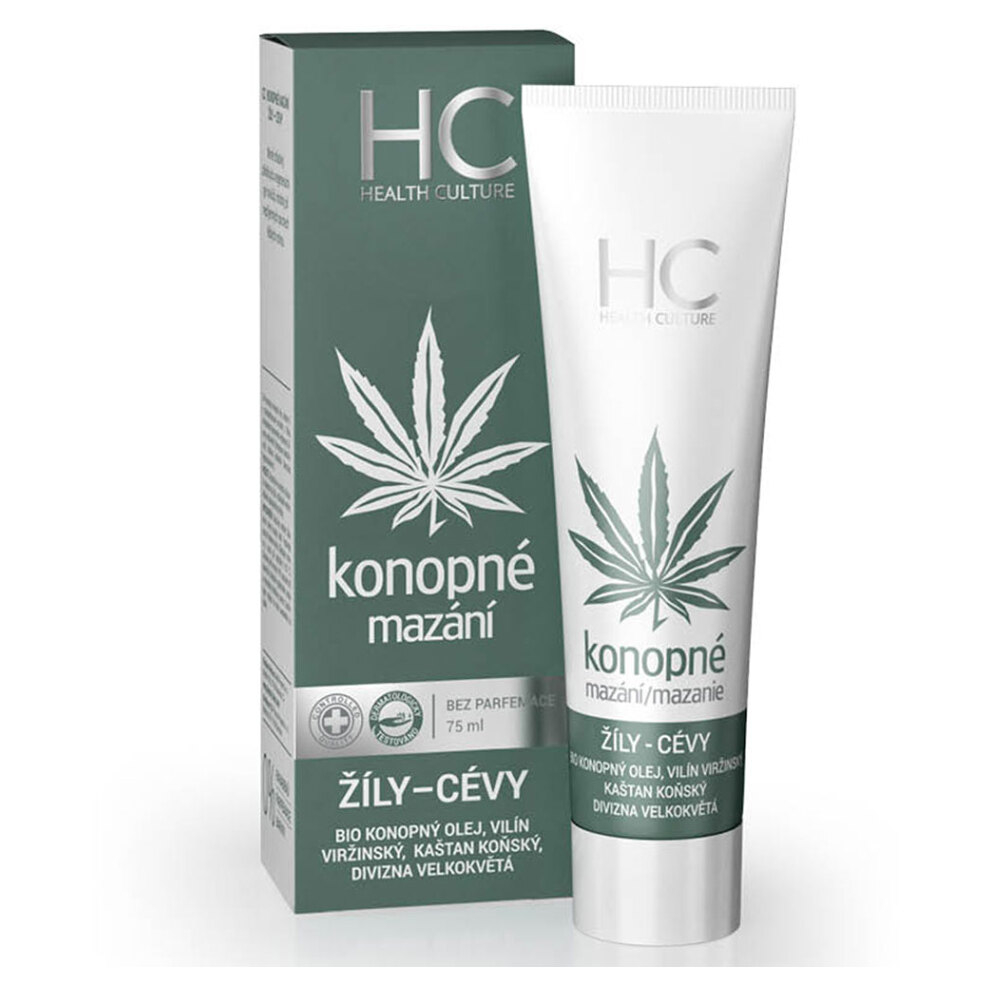Konopné mazání žíly-cévy 75ml