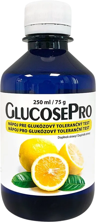GlucosePro nápoj pro glukózový toleranční test citron 250ml