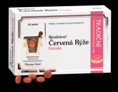 Bioaktivní Červená Rýže Extrakt 90 tablet