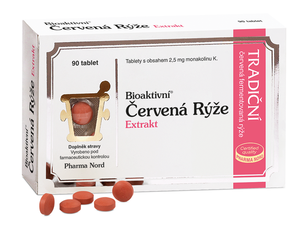 Bioaktivní Červená Rýže Extrakt 90 tablet
