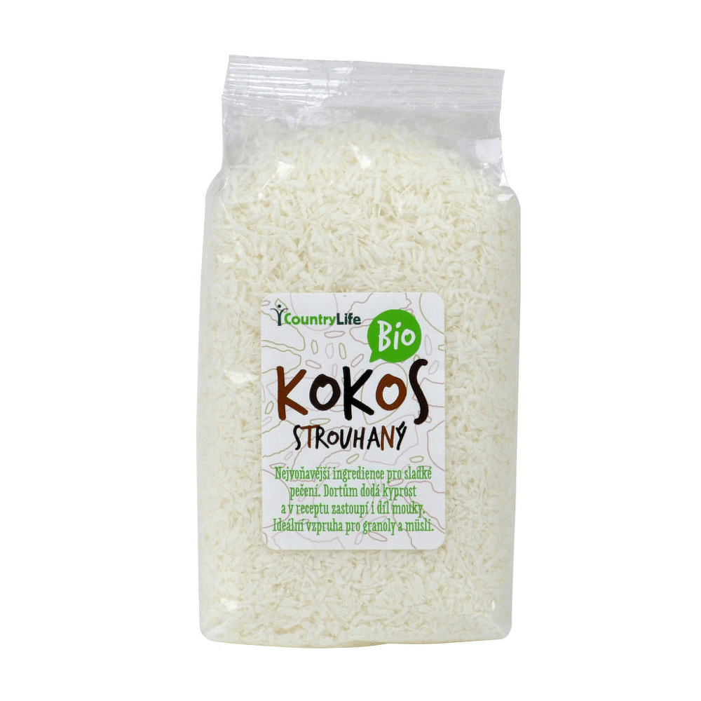 COUNTRY LIFE Kokos strouhaný 200 g BIO