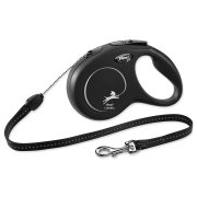 Vodítko Flexi classic new S lanko 8m/12kg černá