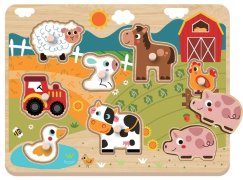 2KIDS Toys puzzle farma 9 kusů