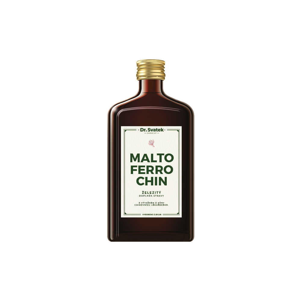 Dr.Svatek MALTOFERROCHIN Medicinální víno 500ml