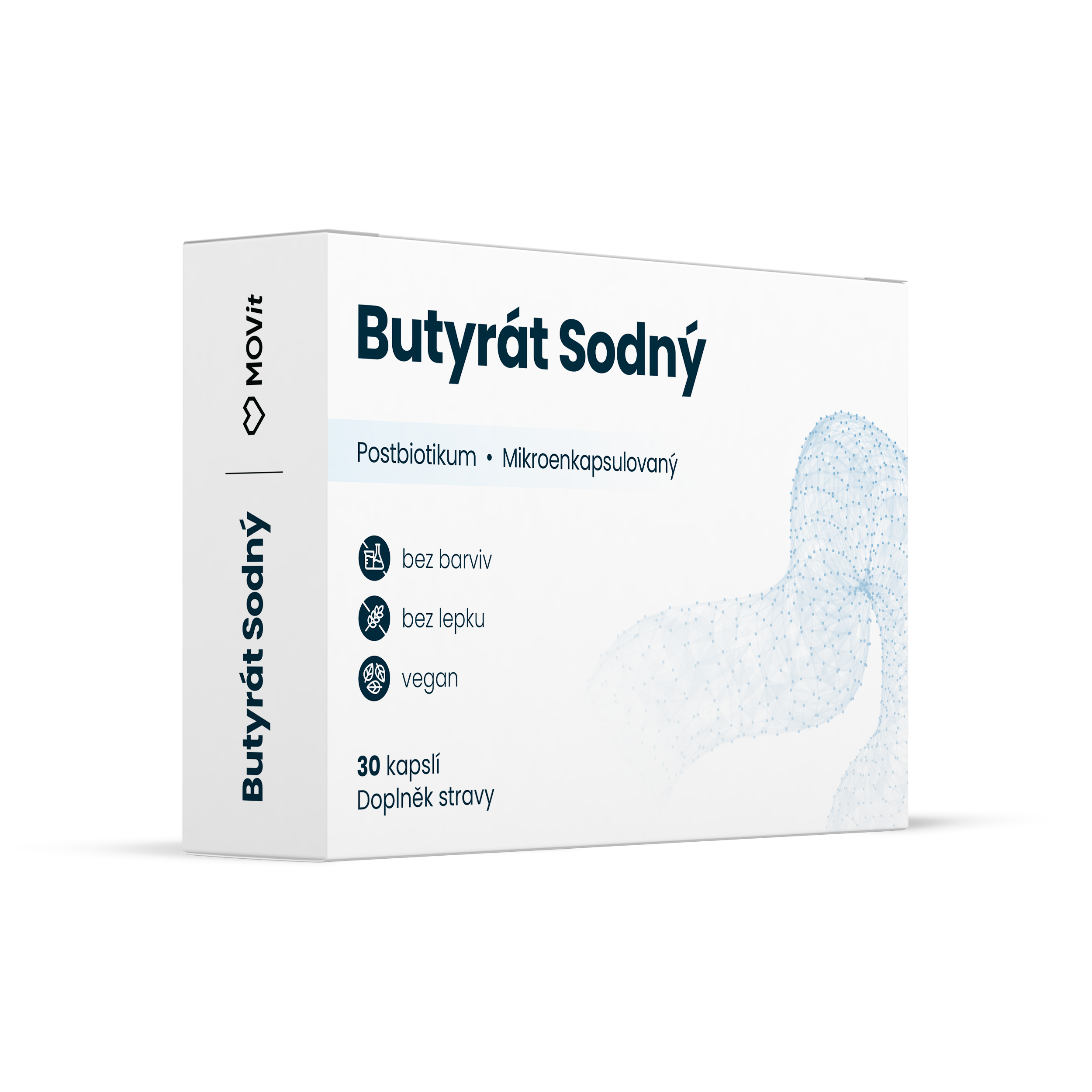 MOVit Butyrát sodný Postbiotikum cps.30