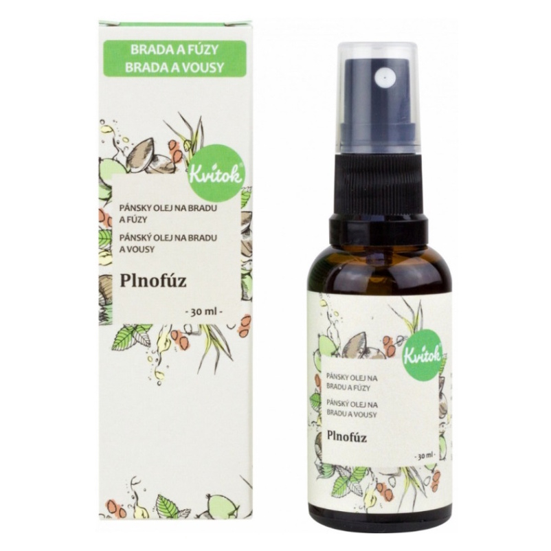 Kvitok Ošetřující olej na bradu a vousy Plnovous (30 ml)