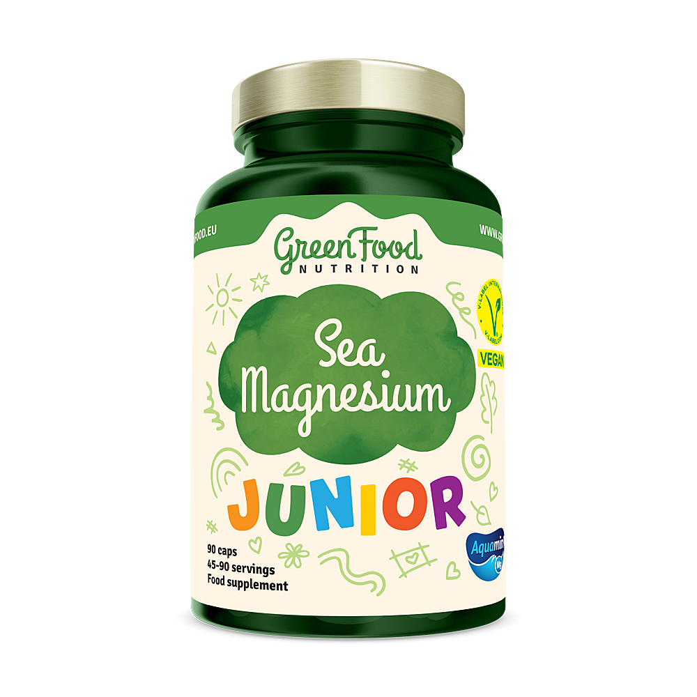 GREENFOOD NUTRITION Junior sea magnesium 90 kapslí