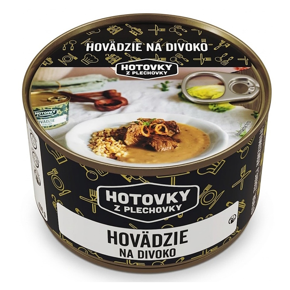 HOTOVKY Z PLECHOVKY Hovězí pečínka  3 porce