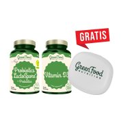 GREENFOOD NUTRITION Probiotics + 60 tobolek + vitamin D3 60 tobolek