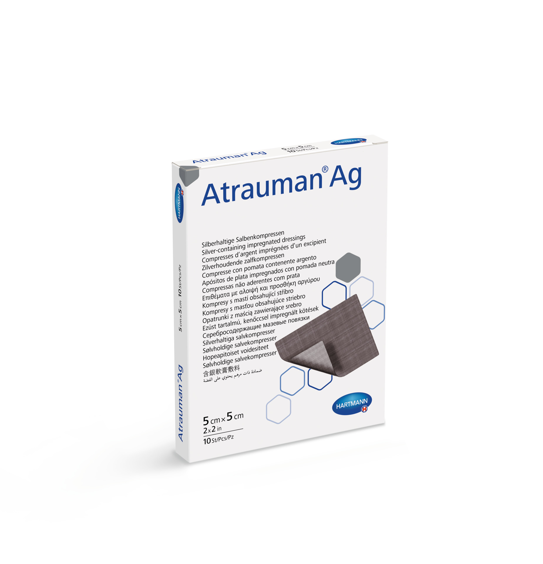 Kompres Atrauman AG sterilní 5x5cm 10ks