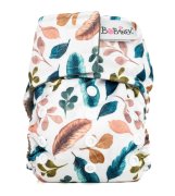 Bobánek Novorozenecká AIO plena suchý zip 1 ks bílá pírka