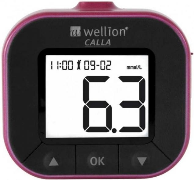Wellion CALLA light glukometr set/červený