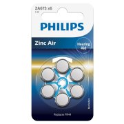 PHILIPS ZA675B6A/00 baterie do naslouchadla 6 kusů