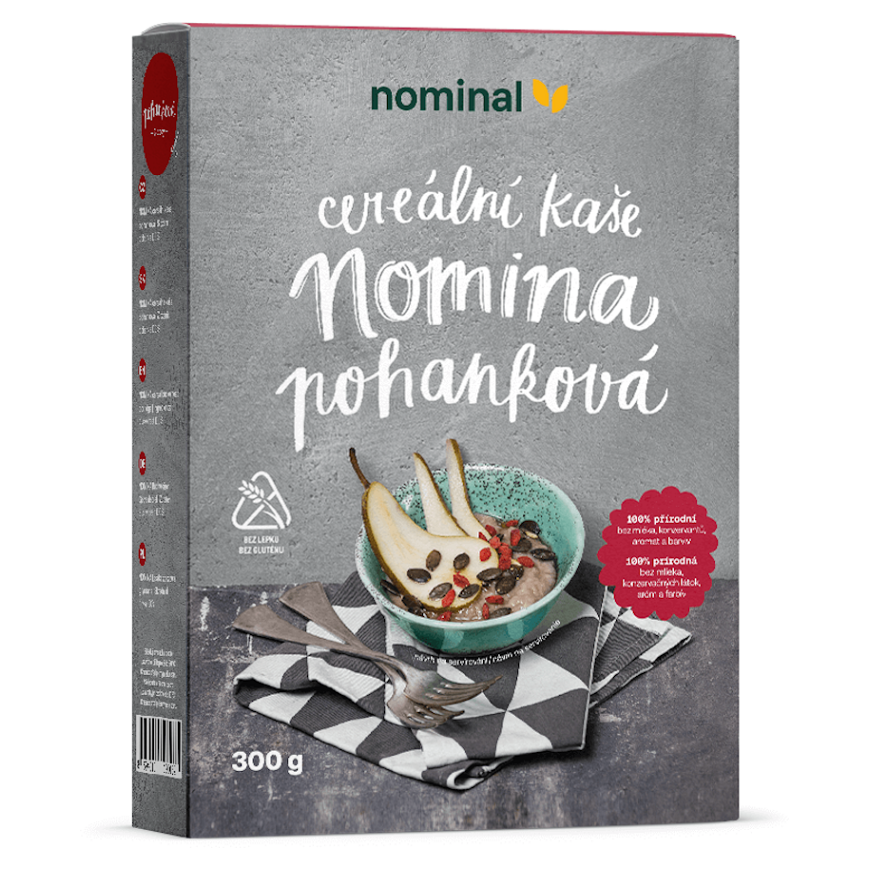 NOMINAL Nomina cereální kaše pohanková bez lepku 300 g