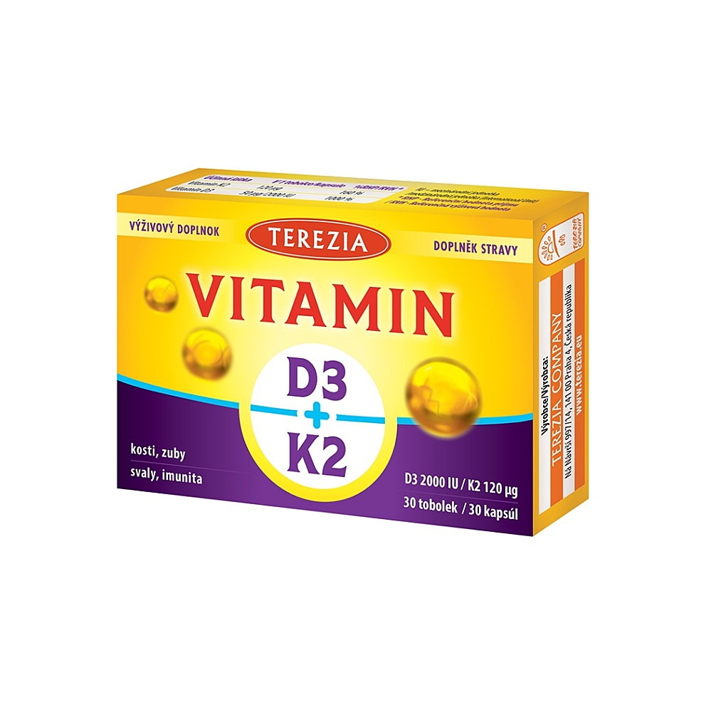 TEREZIA Vitamin D3+K2 30 tobolek