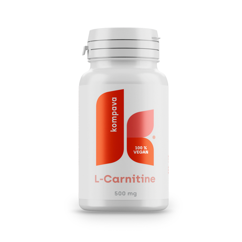 KOMPAVA L-karnitin 500mg/90 kapslí