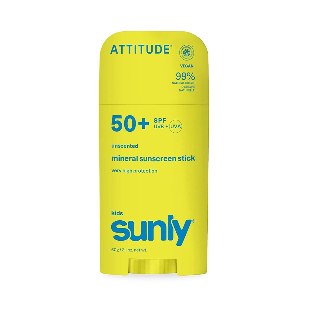 ATTITUDE Sunly dětský minerální opalovací krém SPF 50+ bez vůně 60 g