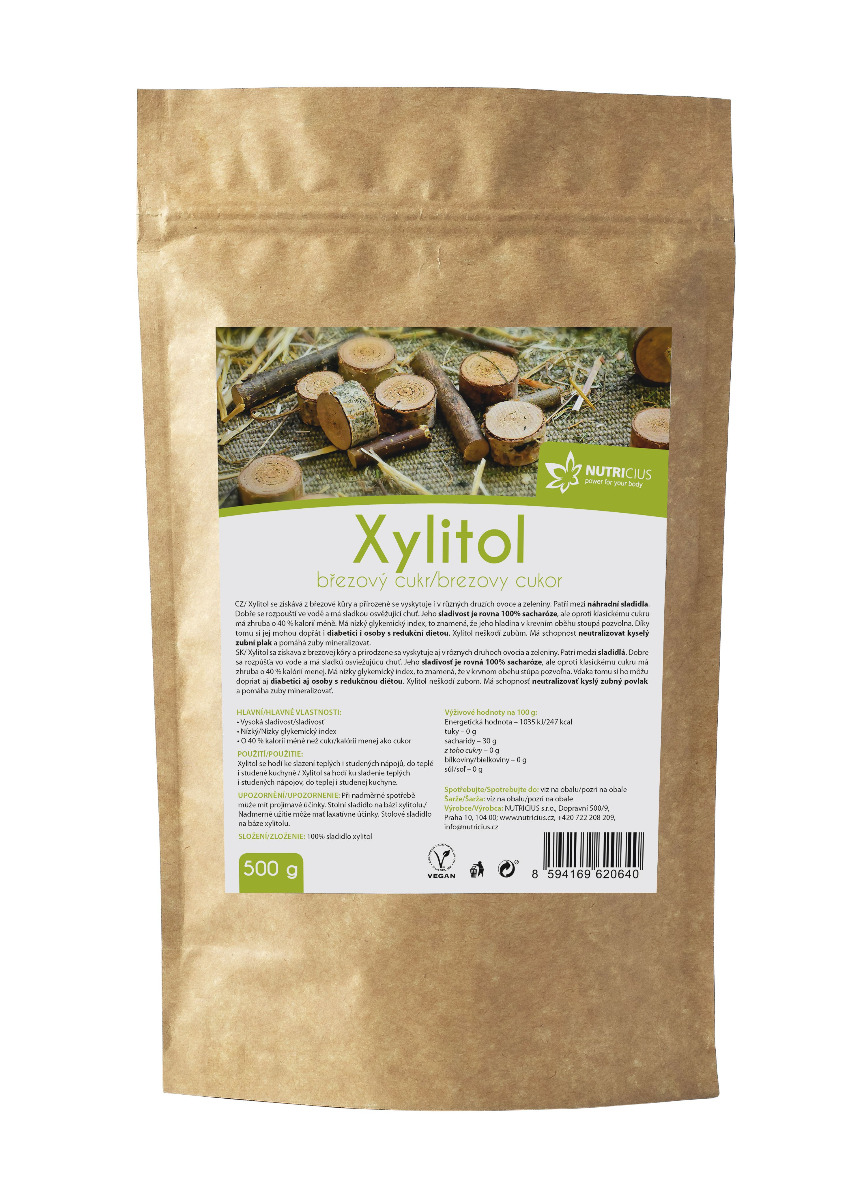 Xylitol Březový Cukr 500g