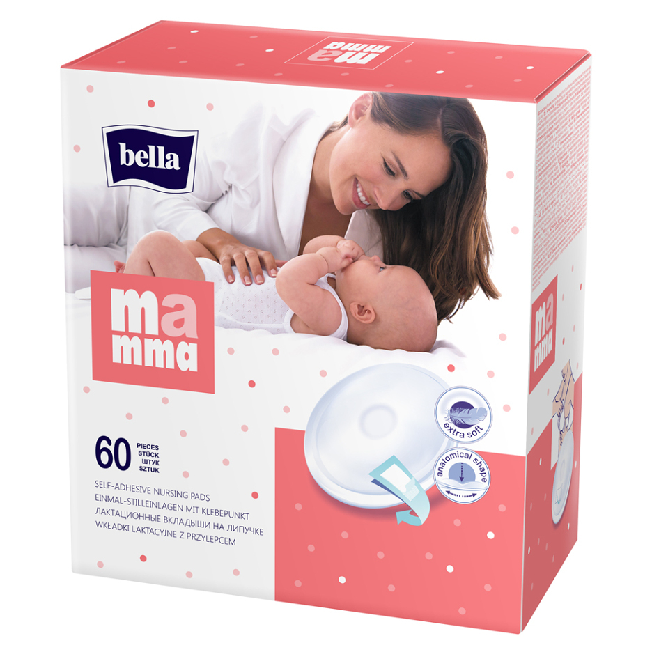 Bella Mamma prsní vložky Basic 60ks
