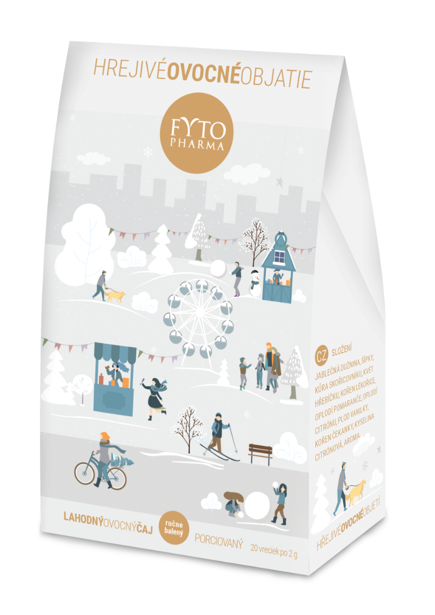 Fytopharma Hřejivé ovocné objetí porcovaný čaj 20x2 g