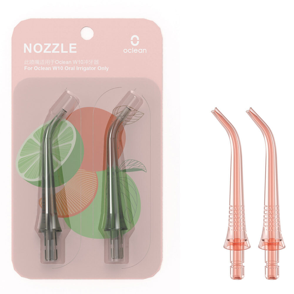 OCLEAN Náhradní trysky ústní sprchy N10-W10 Růžové 2 kusy