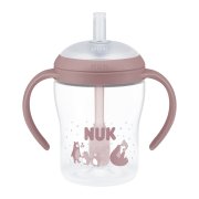 NUK Perfect Match Láhev na učení s brčkem 8m+ 150 ml 1 ks bear