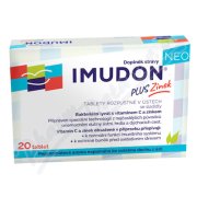 IMUDON NEO +Zinek 20 tablet zŕozpustných v ústech se sladidly