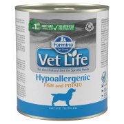 VET LIFE Natural Hypoaller Fish&Potato konzerva pro psy 300 g